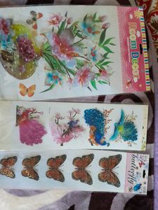 3 D Stickers Fir Wall And Tiles