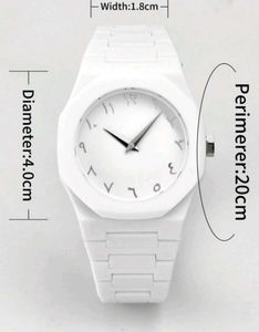 Stylish White Wristwatch