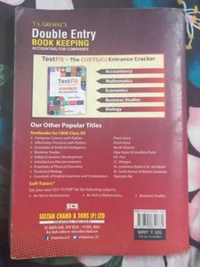 T.S. Grewal&#39;s Double Entry Book Keeping Class 12