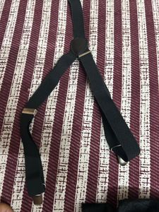 Hat( Fedora ) And Suspendors For A Boy