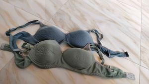 Comfy Blue &amp; Olive Bra