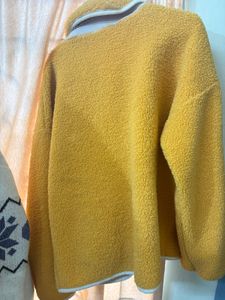 Cute Yellow Fleece Jacket