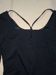 Chic Black Long Sleeve Top