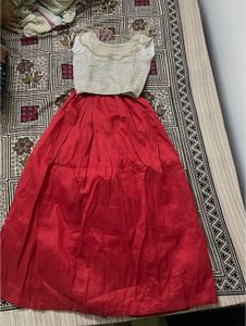 Lehenga Choli With Crop Top