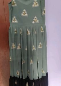 Sage Green Triangle Sequin Tank