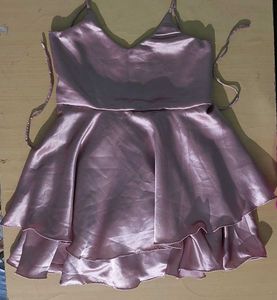 Mauve Skater Mini Dress