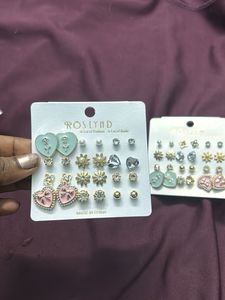 Cute Earring Set pack of 12