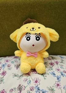 Shinchan in Pompompurin Costume Plush