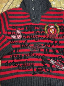 Boy&#39;s Striped Knit Sweater