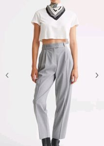 H&amp;M slim twill trousers