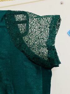 Elegant Green Saree Blouse