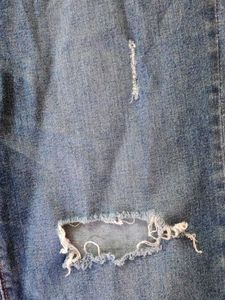 Distressed Flare Jeans
