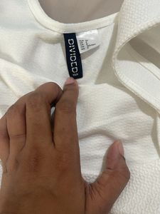 H&amp;M White Dress