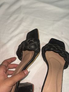 Black Block Heels