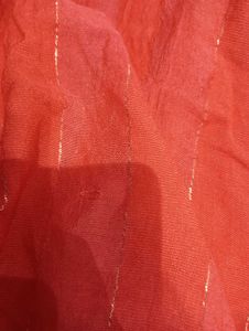Dark Pink And White Suit (44 Size)