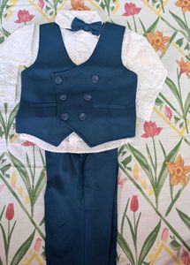 Party wear suit with bow tie for boys
