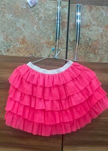 Cute Pink Ruffle Skirt