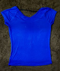 Bebe Blue Top