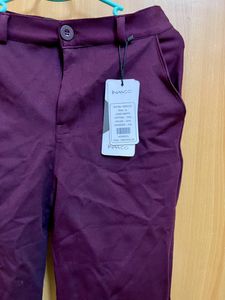 New With Tag Plum Coloured 30 Waist Formal Pant