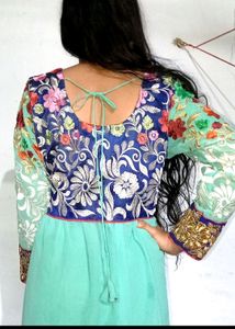 New Latest Design Embroidery Dress For Woman