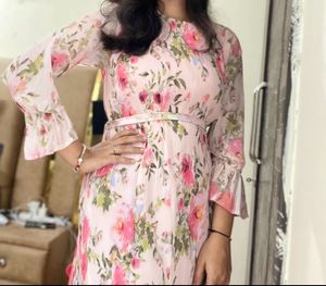 Floral Print Maxi Dress
