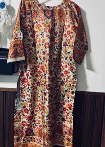 Floral Print Kurta