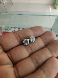 925 Sterling Silver Studs With Hallmark