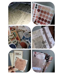 DIY Vintage Cards! (3 PAGE LAYOUT)