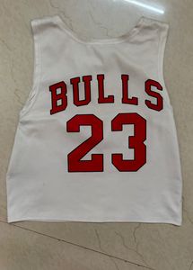 BULLS 23 Crop Top (its A Small Size But Can Fit A Medium)