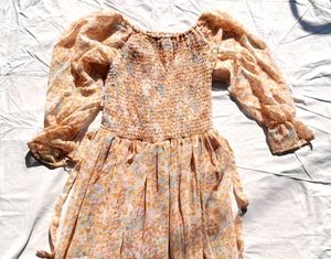 New Floral Print Long Dress 👗🌸