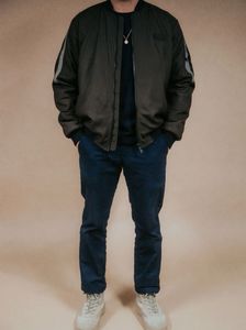 Olive Green Bomber Jacket