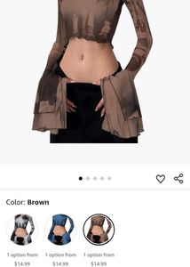 mesh crop top