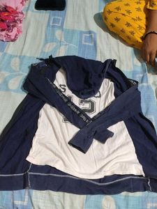 Graphic Print Full Zip Jacket
