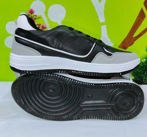 Stylish Black &amp; Grey Sneakers