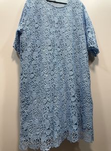 Sky Blue 36 Length Chicken Tunic