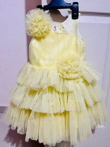 Stunning Glimmer Party Wear Frock For Baby Girls