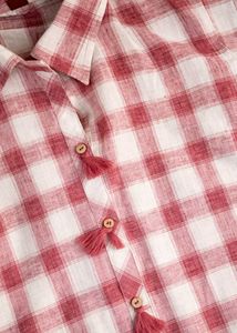 Red &amp; White Checkered Dress
