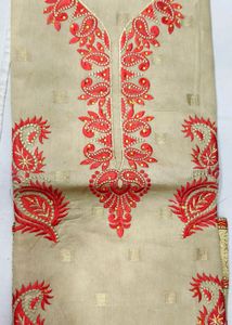 Unstitched Ladies Chanderi Silk Suit Dupatta