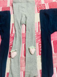 Girls Tights - Set of 3