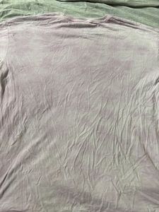 Trendy Light Purple ‘Gorgeous’ Printed T-Shirt – S