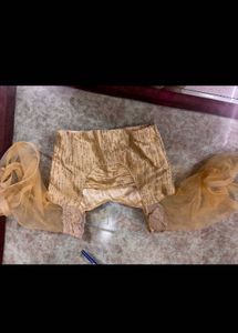 Golden Heavy Flairs Lengha