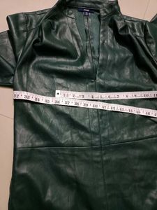 Imported Fancy Leather Midi Dress Free Size S-M-L