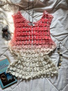 Ombre Boho Crochet Top