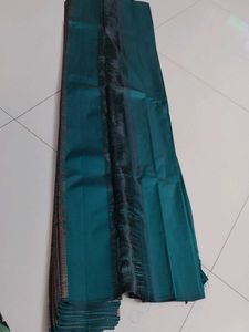 Sapphire Green Silk Saree