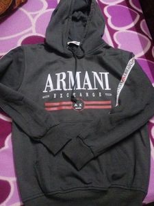 Armani Exchange Grey Hoodie