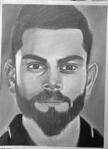 Virat Kohli Portrait Draw