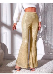 Totally New Sequence Work Flared Trouser