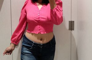 HOT PINK Crop Top 🎀💕🦩