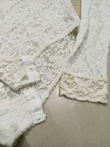 Fancy Lace Bodysuit Free Size Fit For S,M,L
