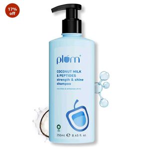 Plum Coconut Milk & Peptides & shine shampoo